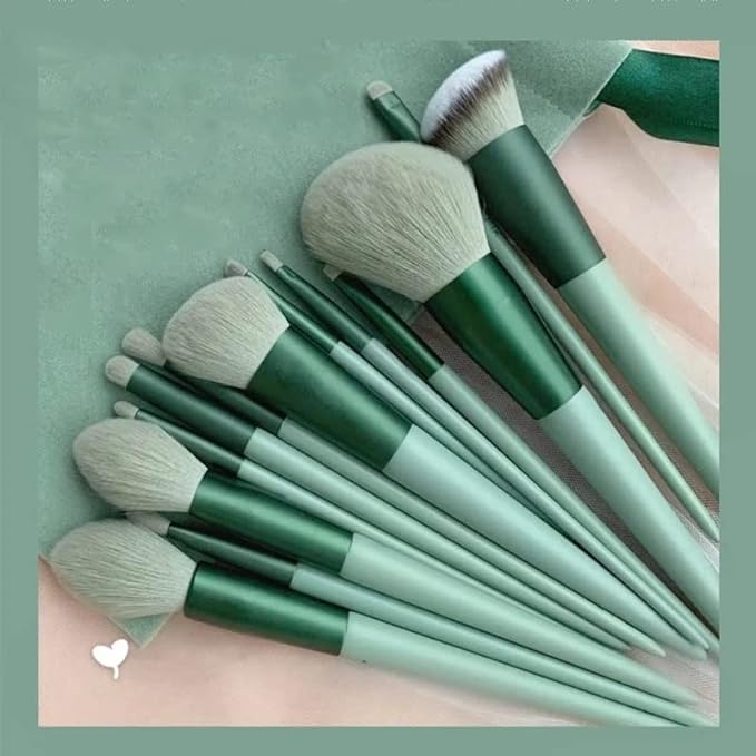 13PCS Makeup Brushes Set Fluffy Soft for Beauty Cosmetics Foundation Blush Eyeshadow Kabuki Blending Makeup Brush Tools